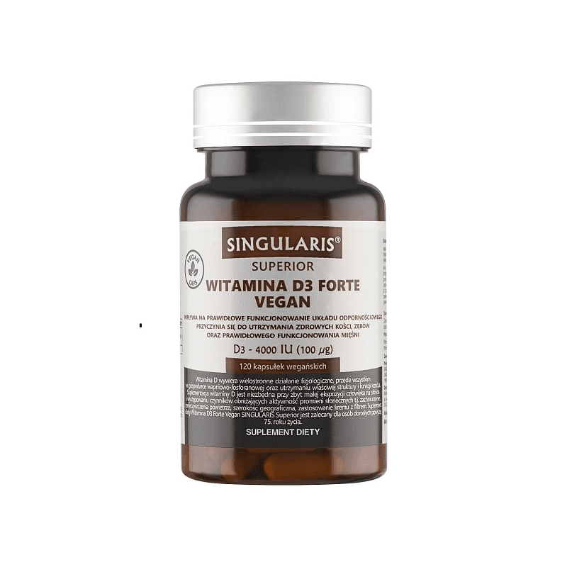 Witaminy Singularis Witamina D3 Forte 4000 Vegan 120kaps