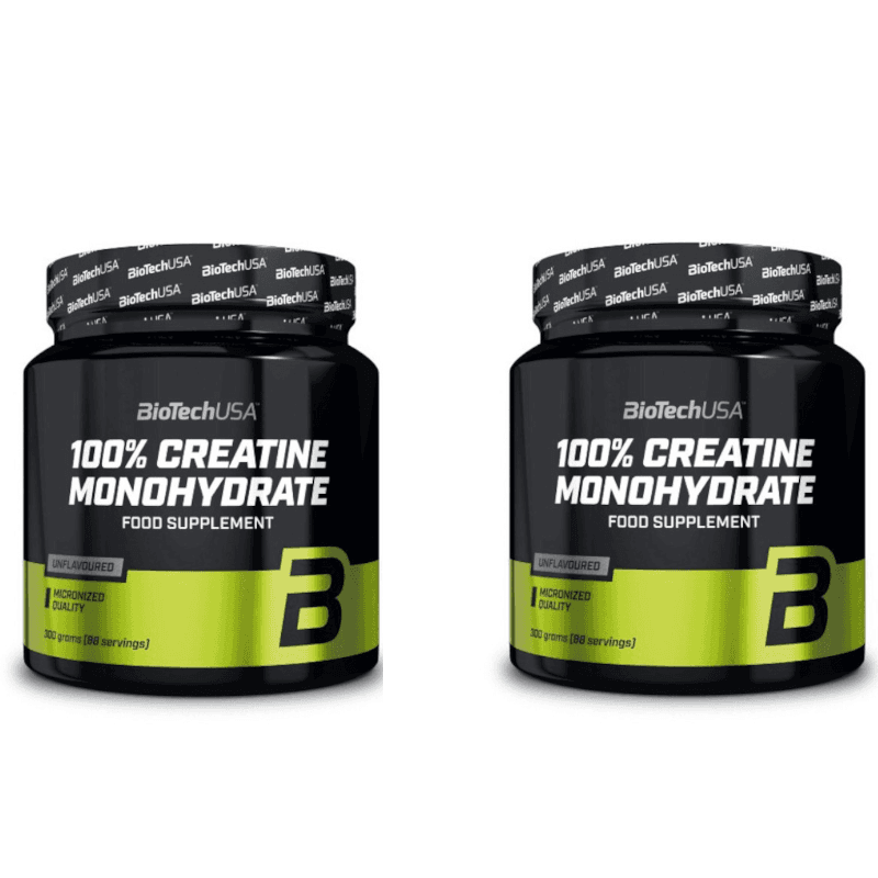 Wielopak 2x BioTechUSA 100% Creatine Mono 300g