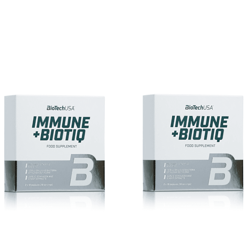 Wielopak 2x BioTechUSA Immune+Biotiq 2x18kaps