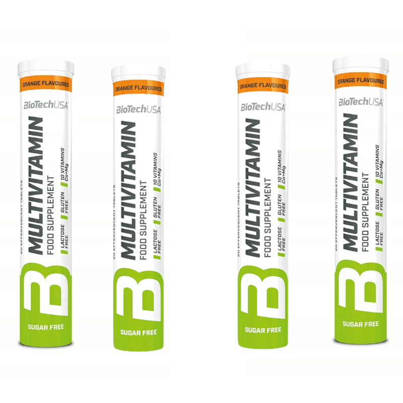 Wielopak 4x BioTechUSA Multivitamin Effervescent 20tab