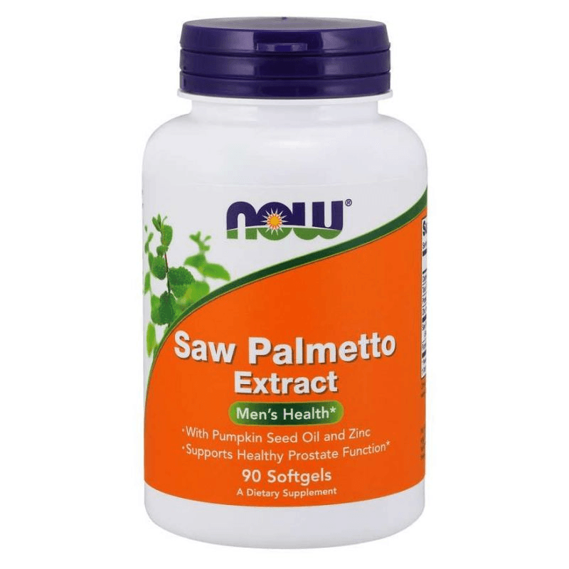 Układ Moczowy Palma Sabałowa Now Foods Saw Palmetto Extract & Zinc 90softgel