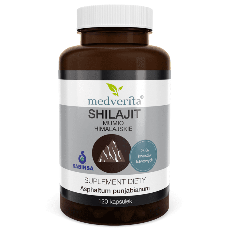 Wsparcie Odporności Mumio MEDVERITA Shilajit/Mumio 60kaps