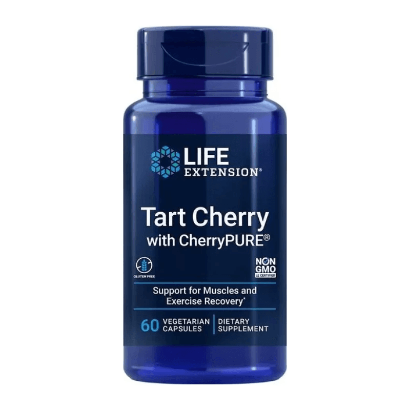 Regeneracja Potreningowa Kwaśna Wiśnia Life Extension Tart Cherry with CherryPure 60vcaps
