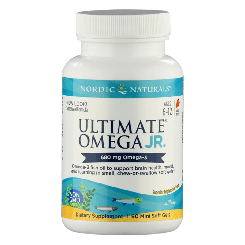 Kwasy Tłuszczowe Omega 3 Nordic Naturals Ultimate Omega Junior strawberry 90softgels