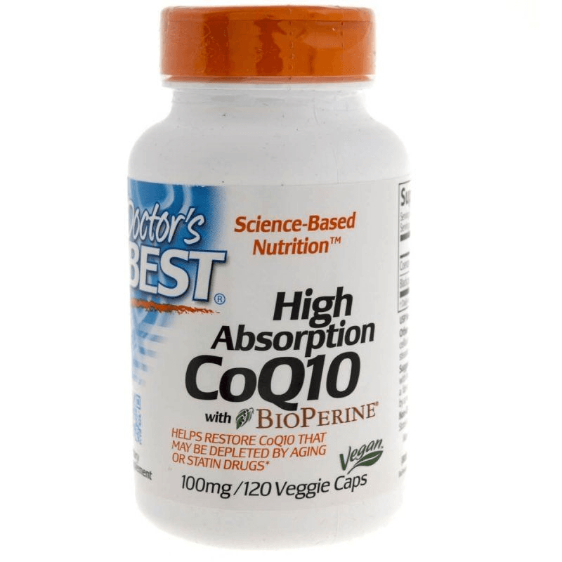 Zdrowe Serce Koenzym Q10 Doctor's Best High Absorption CoQ10 100mg 120vcaps