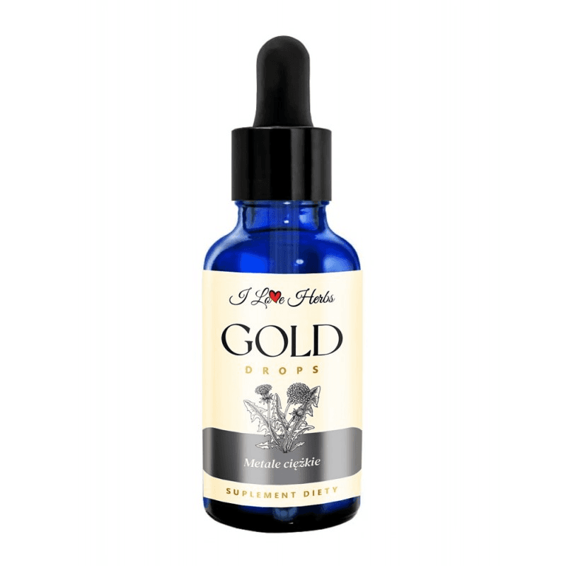 Detox I love Herbs Gold Drops Metale Ciężkie 50ml