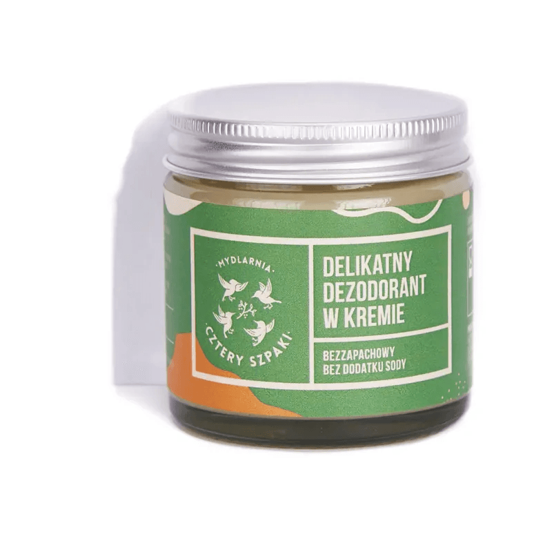 Kosmetyki Naturalne 4 Szpaki Delikatny dezodorant w kremie bezzapachowy 60ml