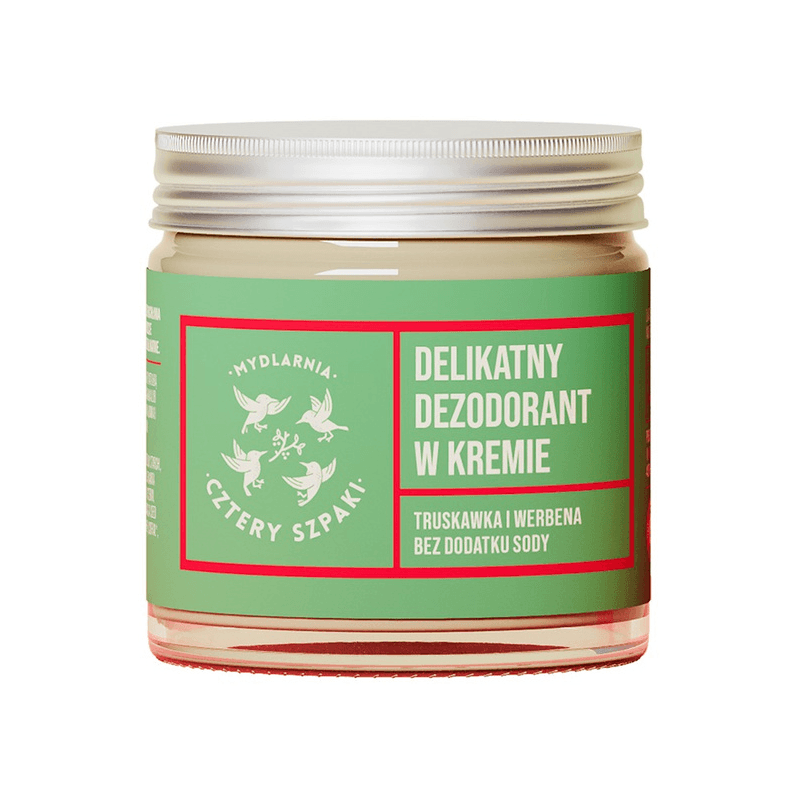 Kosmetyki Naturalne 4 Szpaki Dezodorant magnezowy Truskawka-Werbena 60ml