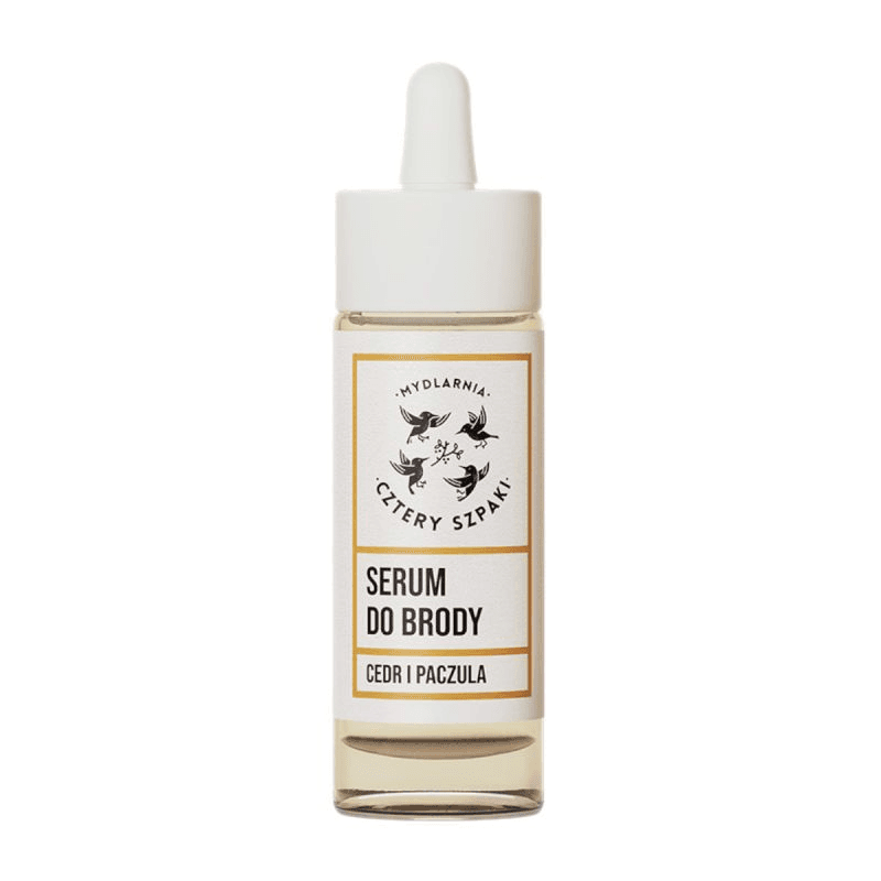 Kosmetyki Naturalne 4 Szpaki Serum do brody cedr i paczula 30ml
