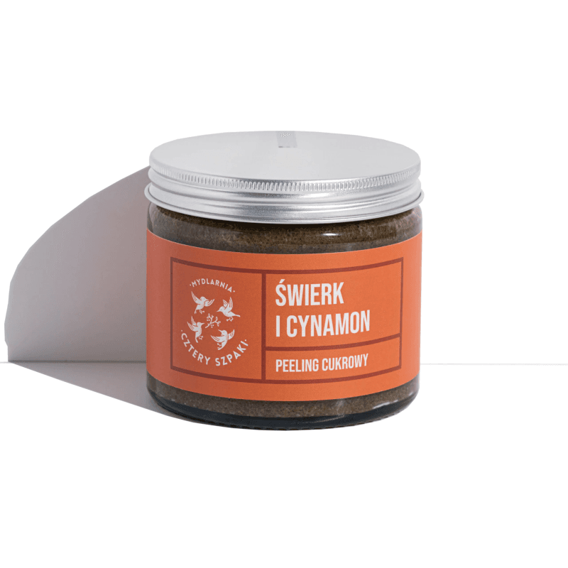 Kosmetyki Naturalne 4 Szpaki Peeling świerk i cynamon 250ml