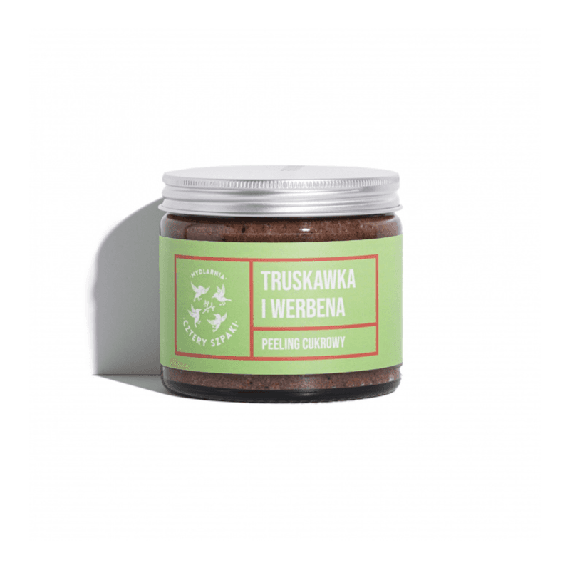 Kosmetyki Naturalne 4 Szpaki Peeling Truskawka i Werbena 250ml