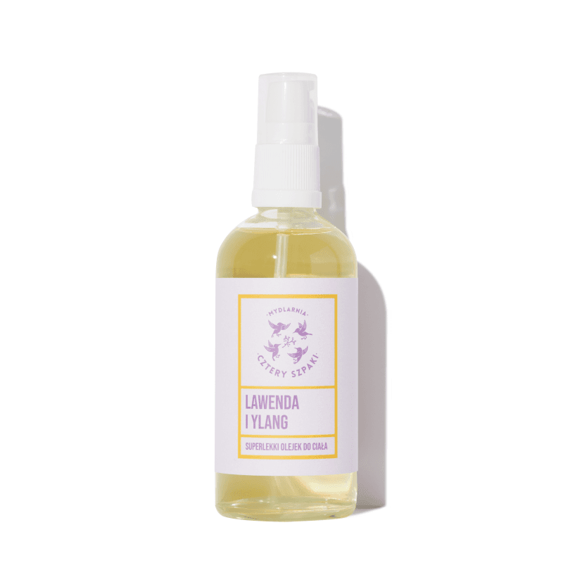 Kosmetyki Naturalne 4 Szpaki Superlekki olejek do ciała Lawenda Ylang 100ml