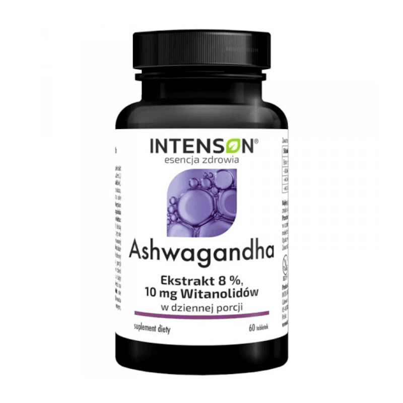 Adaptogeny Intenson Ashwagandha 10mg witanolidów 60tabs