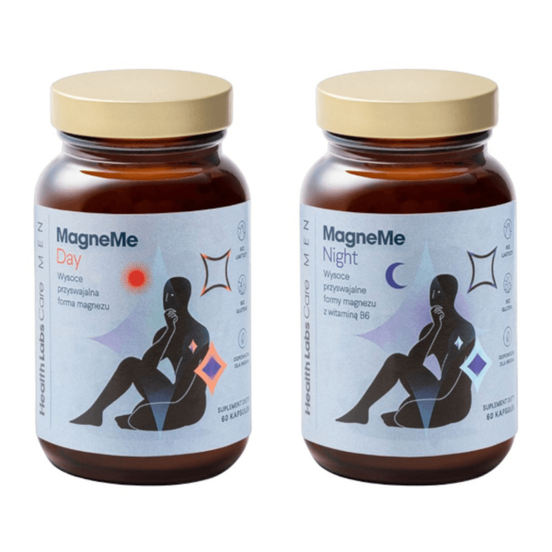 Witamina B i Magnez Health Labs Care MagneMe MEN 120kaps