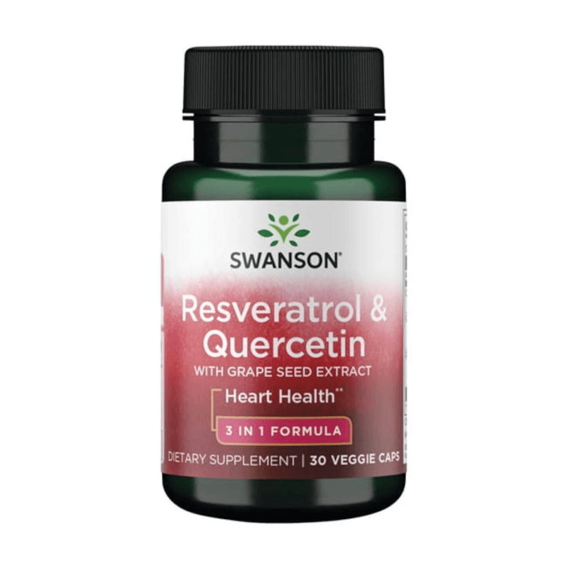 Zdrowe Serce Swanson Resveratrol & Quercetin 30vcaps