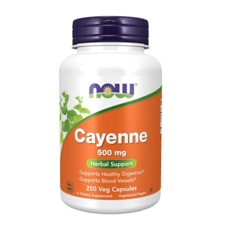 Układ Krążenia Now Foods Cayenne 500mg 250vcaps