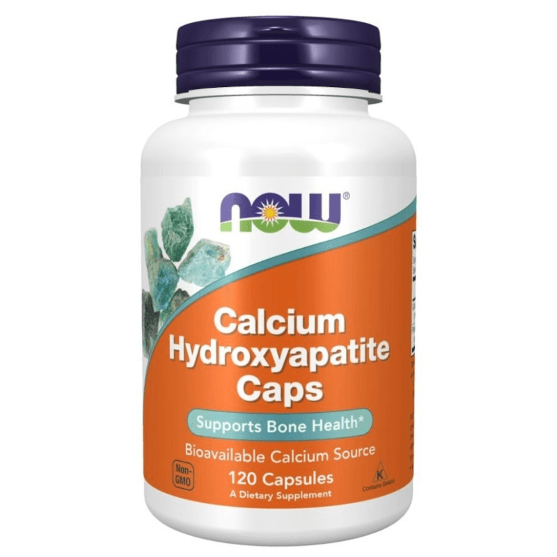 Minerały Wapń Now Foods Calcium Hydroxyapatite 120caps