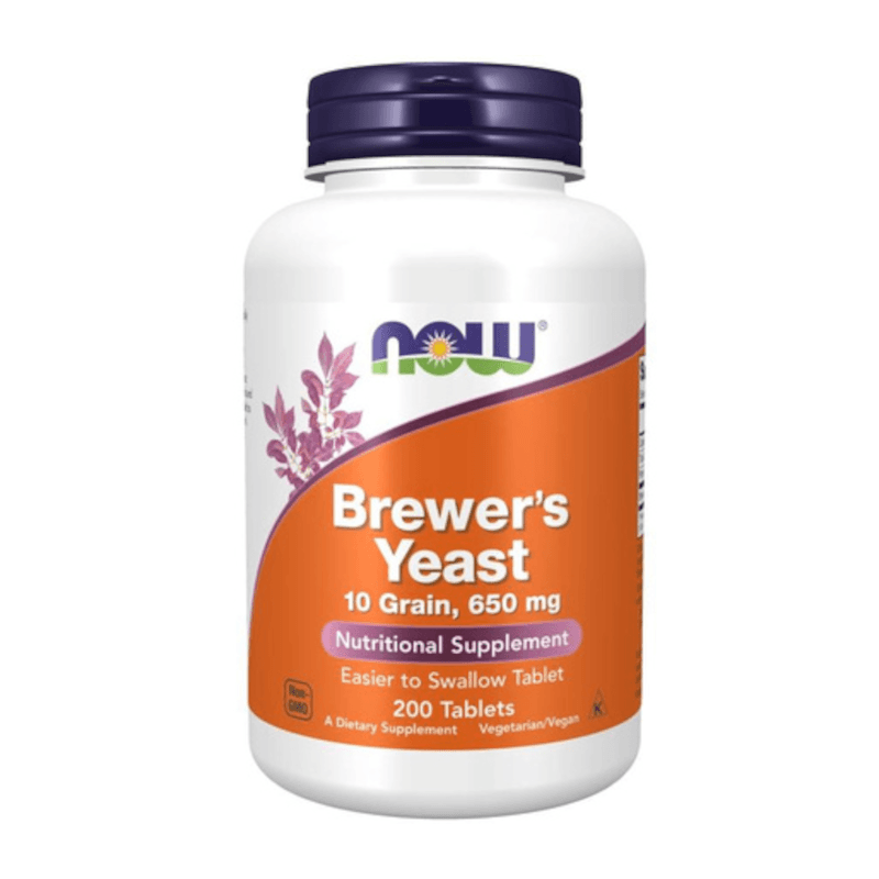 Witaminy z grupy B Drożdze Piwne Now Foods Brewer's Yeast 200tabs