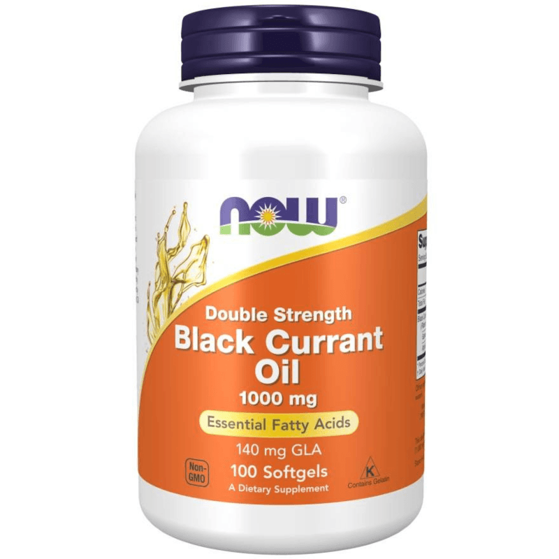 Omega 3-6-9 Czarna porzeczka Now Foods Black Currant Oil 1000mg 100softgels