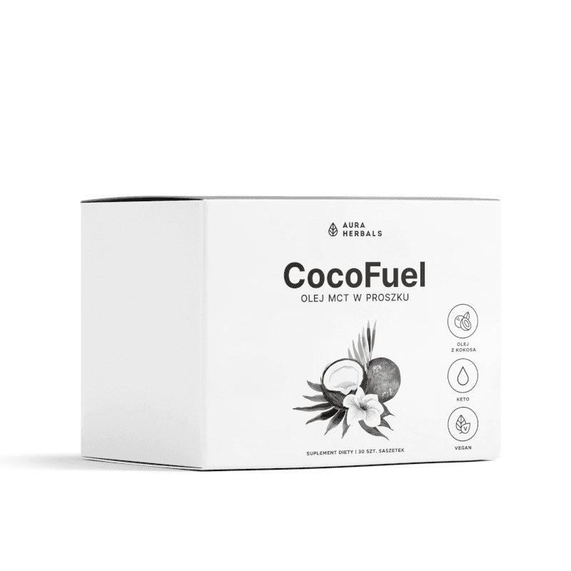 Zdrowe Tłuszcze Aura Herbals Cocofuel Olej Mct W Proszku 30sasz