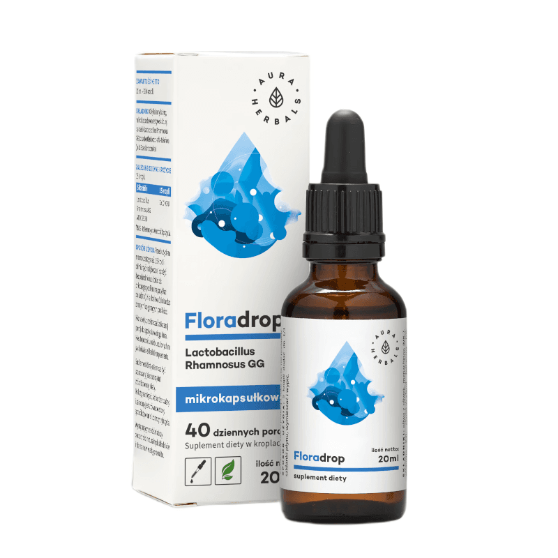 Probiotyki Aura Herbals Floradrop Lactobacillus Rhamnosus 20ml