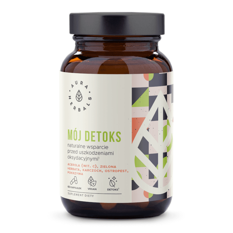 Detoks i Antyoksydanty Aura Herbals Mój Detoks 60kaps