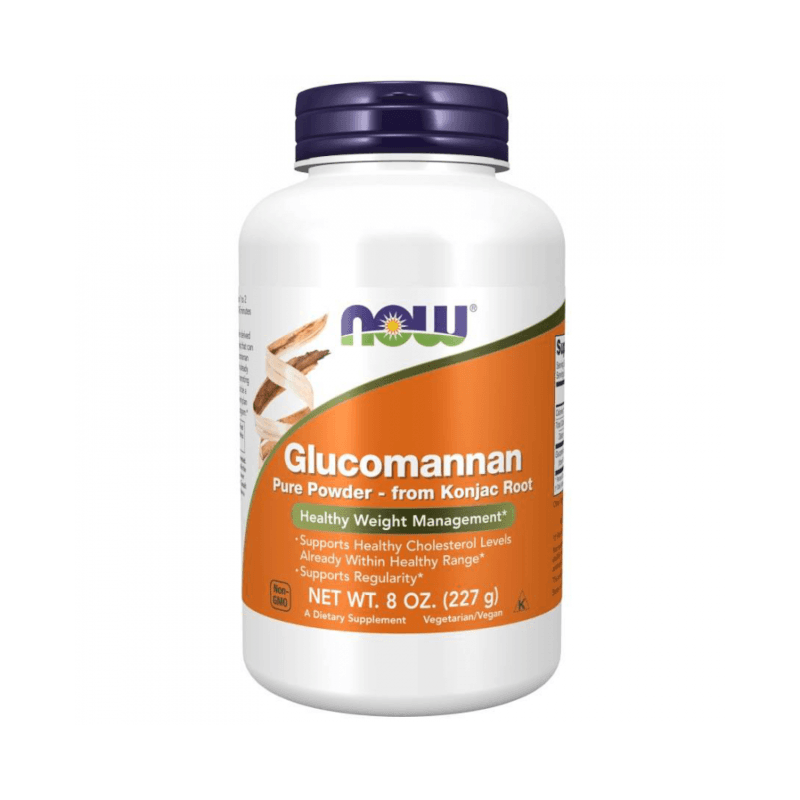 Prawidłowe Trawienie Błonnik NOW Glucomannan from Konjac Root, 575mg - 227g