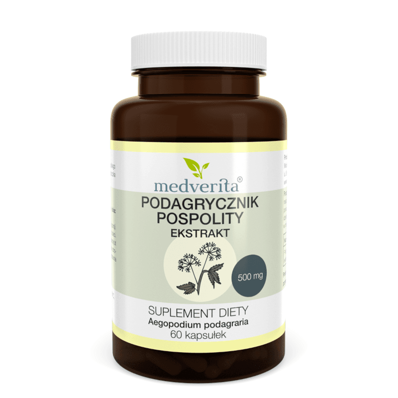 Regeneracja Stawów Medverita Podagrycznik pospolity 500mg 60 kaps