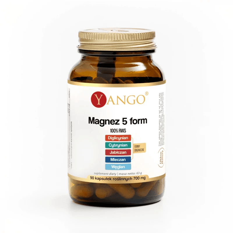 Minerały Yango Magnez 5 form 90kaps