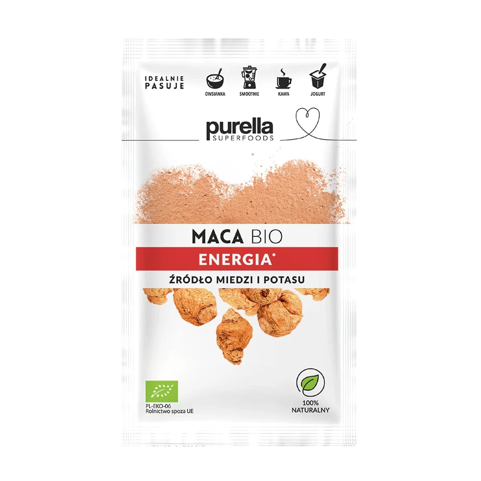 Wsparcie Płodności Purella Maca BIO 28g