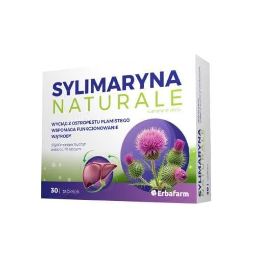 Wsparcie Wątroby Ostropest ErbaFarm Sylimaryna Naturale 30tabs