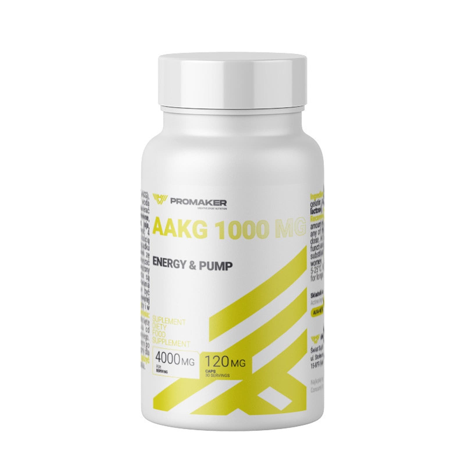 Suplement Pompujący Promaker AAKG 1000mg 120caps