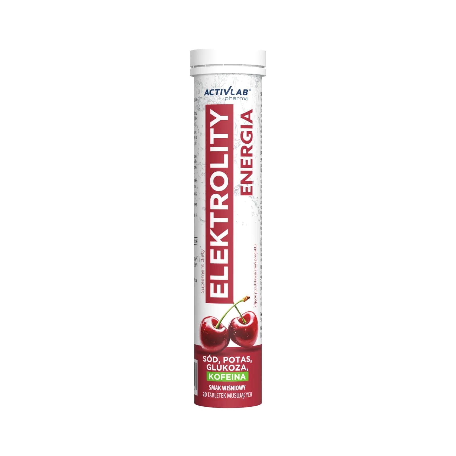 Elektrolity Activlab Elektrolity Energia wiśnia 20tab