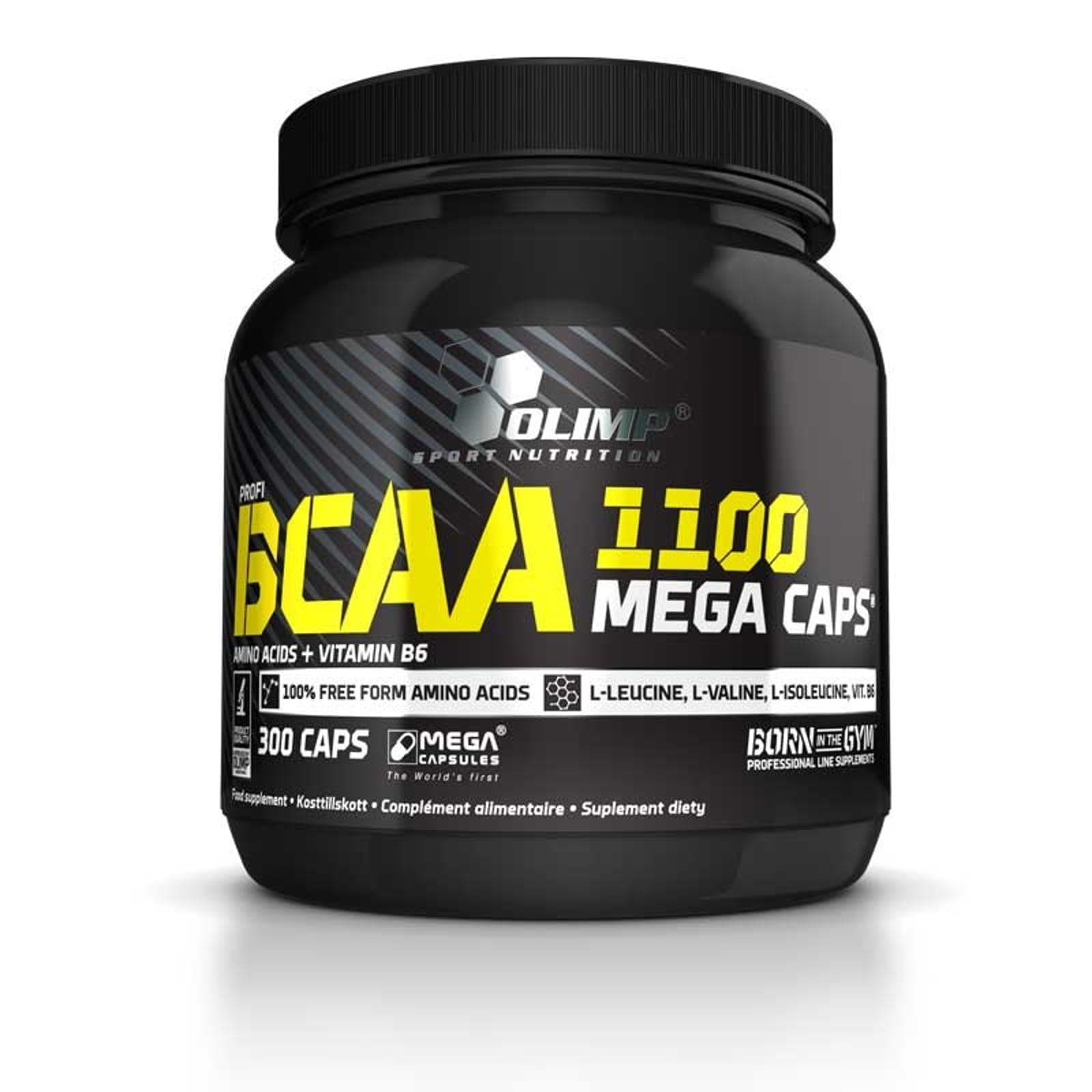Aminokwasy BCAA Olimp BCAA 1100 Mega Caps 300kaps