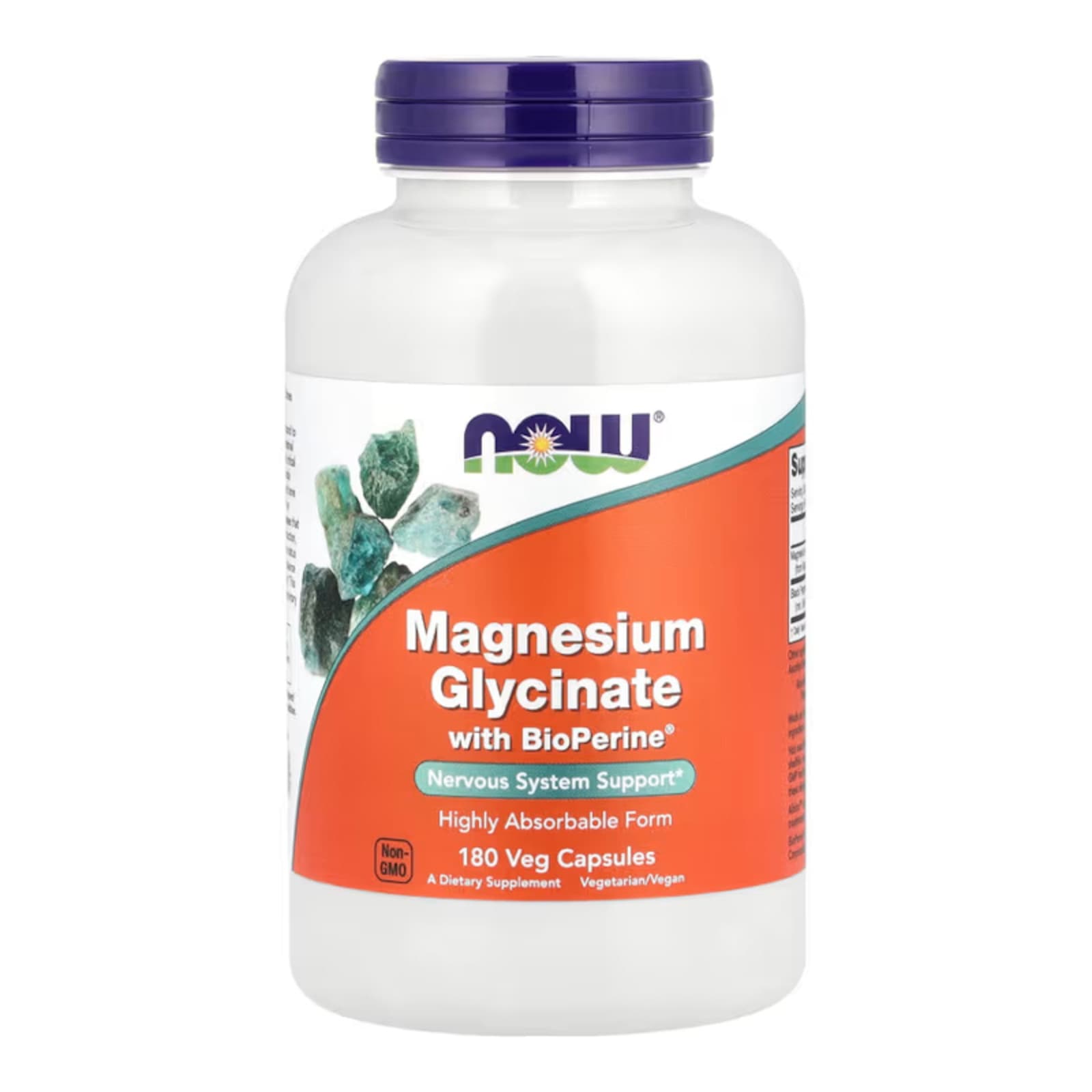Minerały Magnez Now Foods Magnesium Glycinate 180tab