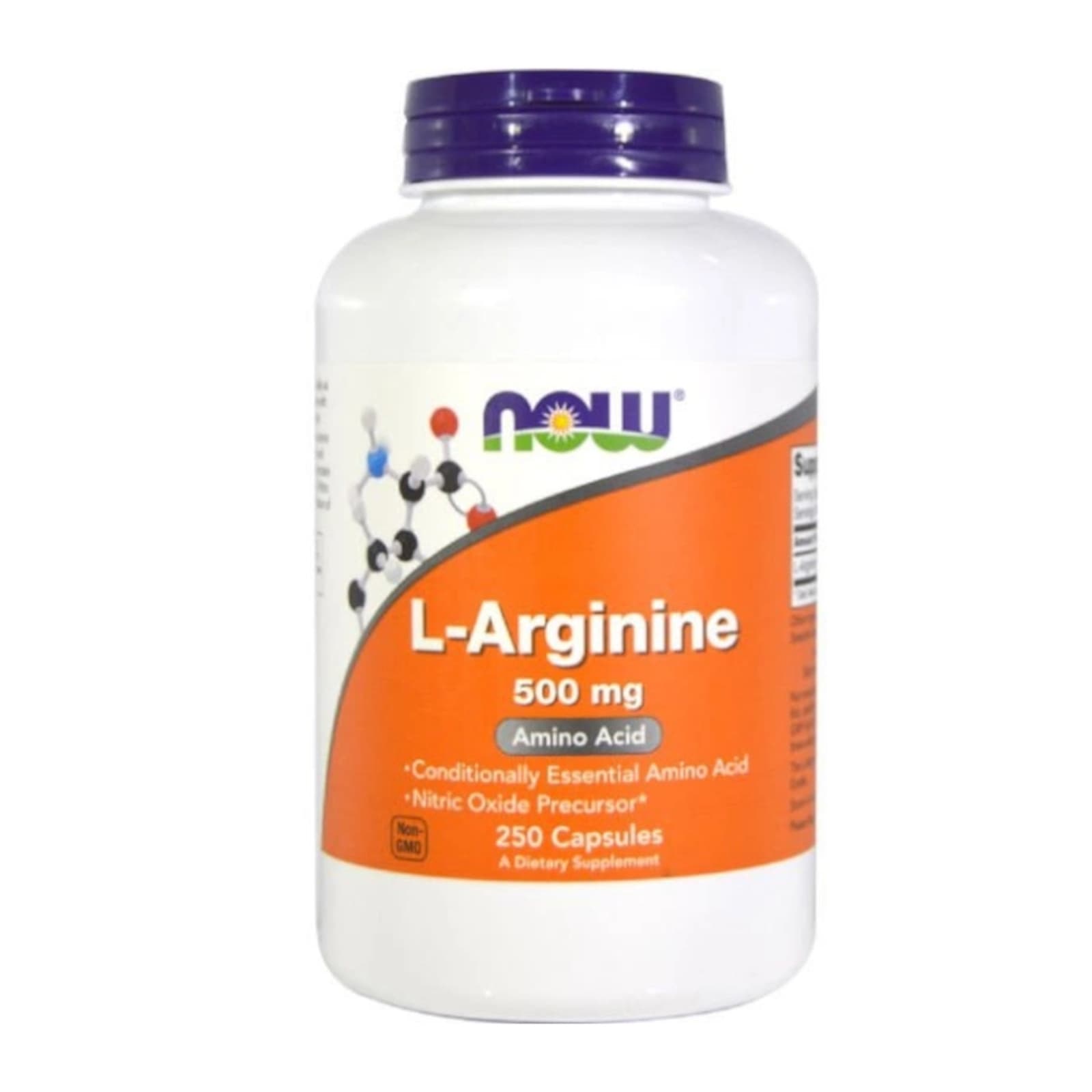 Układ Krążenia Now Foods L-Arginine 500mg 250kaps