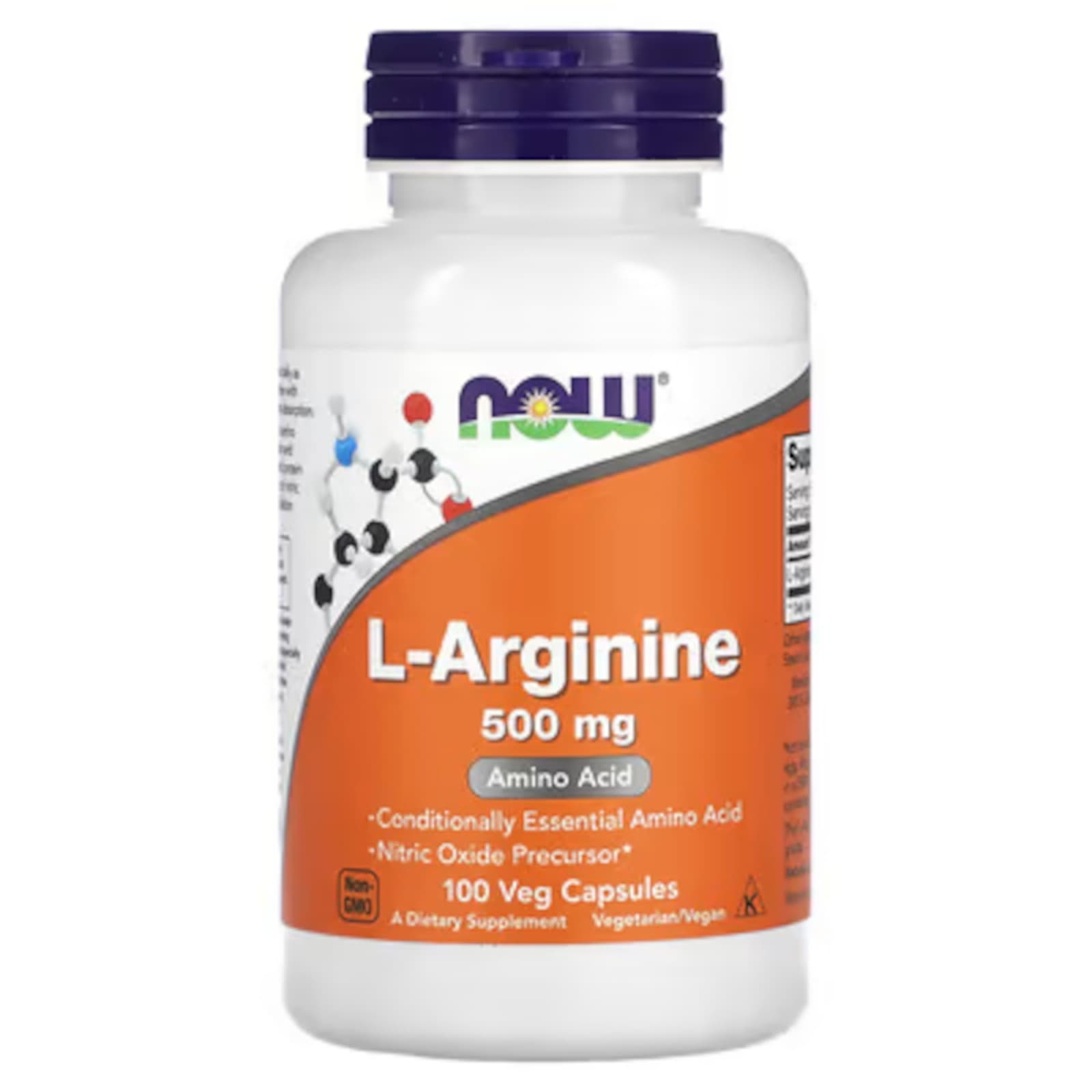 Układ Krążenia Now Foods L-Arginine 500mg 100kaps