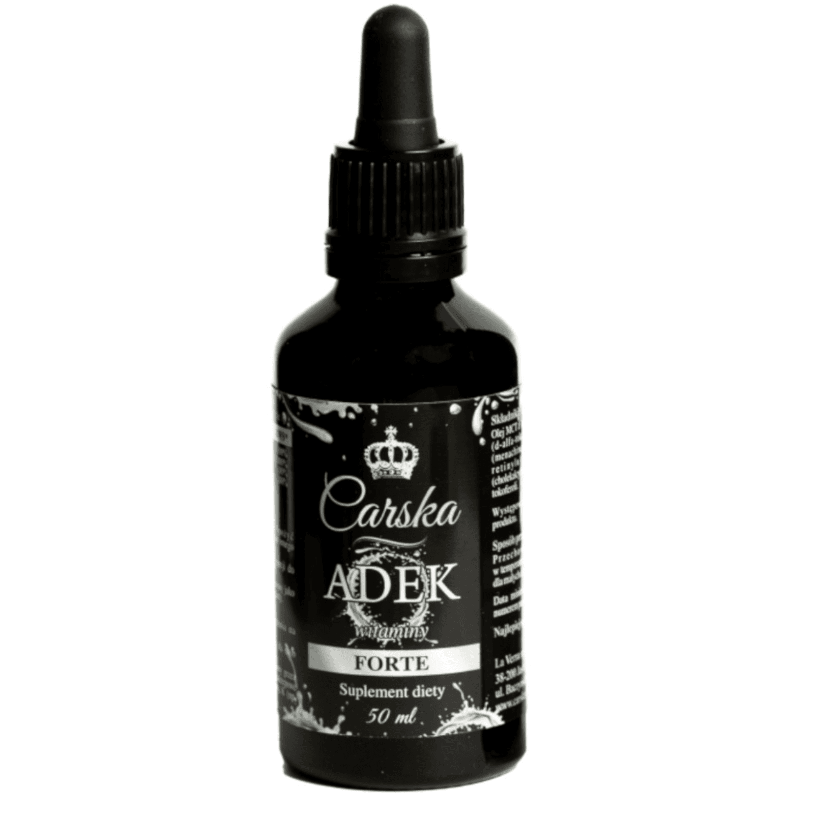 Witaminy i Minerały Carska ADEK, MCT 50ml