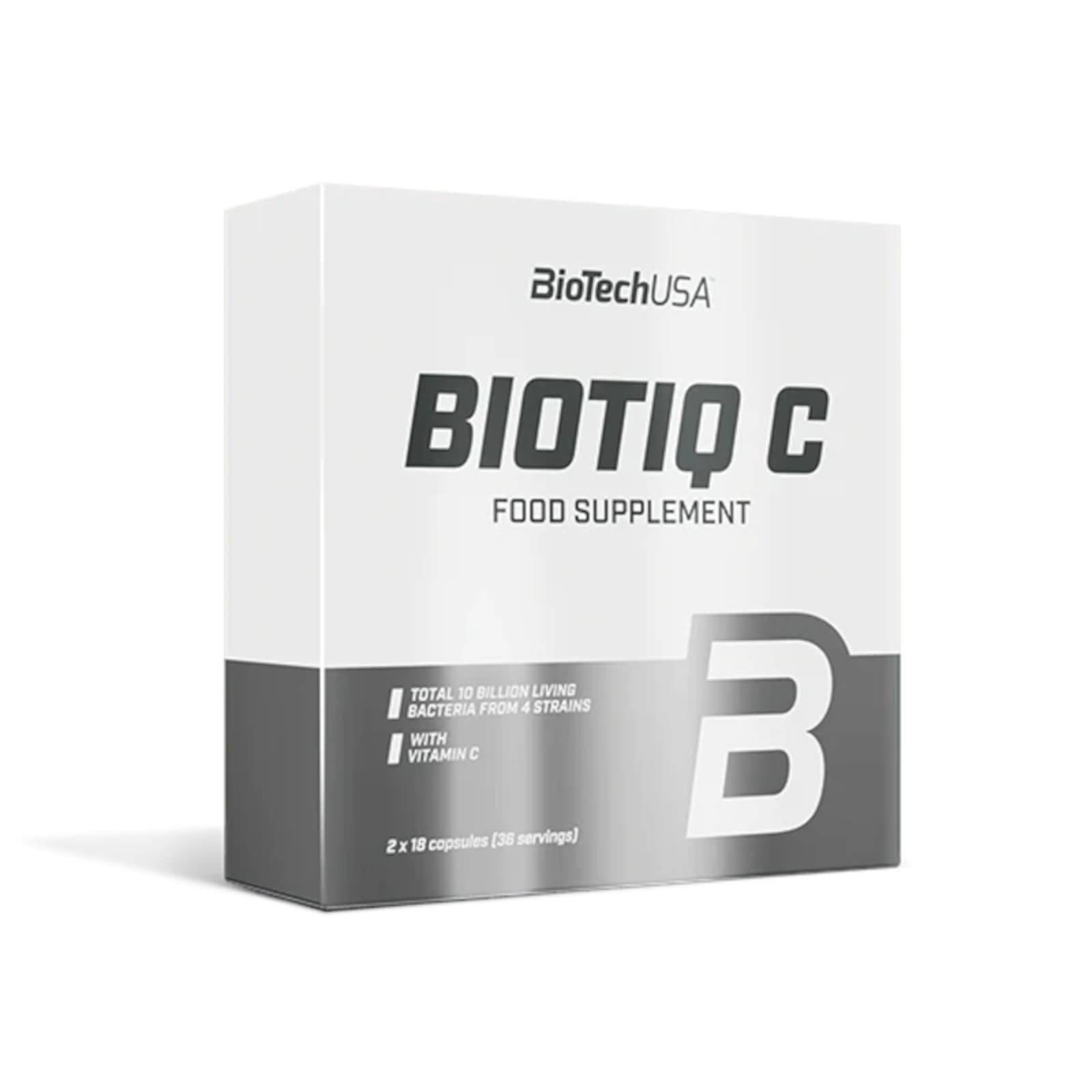 Wsparcie Odporności i Trawienia Probiotyki BioTechUSA Biotiq C 36kaps
