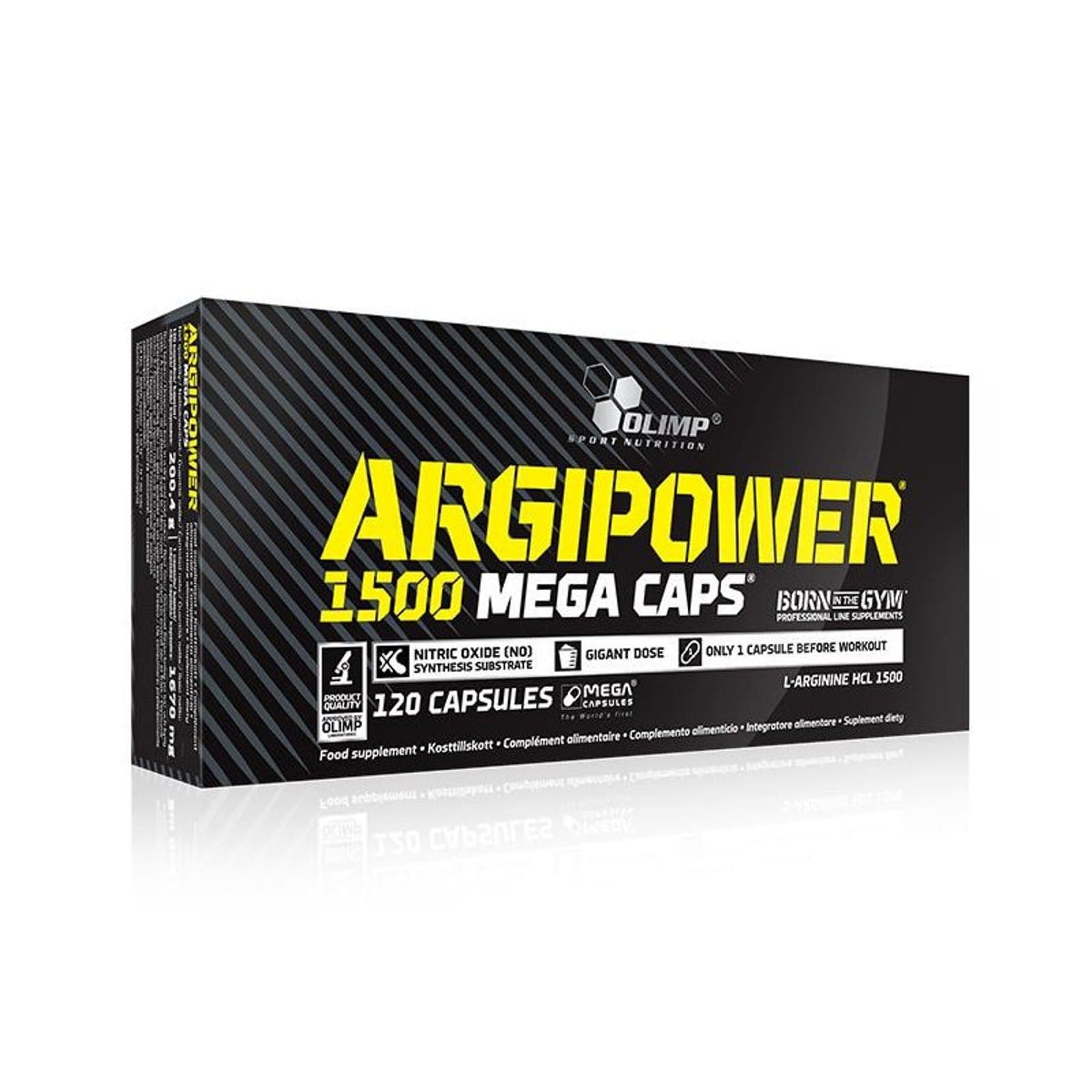 Suplement Przedtreningowy Arginina Olimp Argi Power 1500 120kaps
