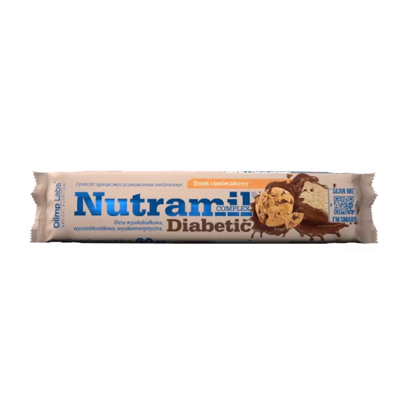 Baton Proteinowy Wysokobiałkowy Olimp Nutramil Complex Diabetic 60g