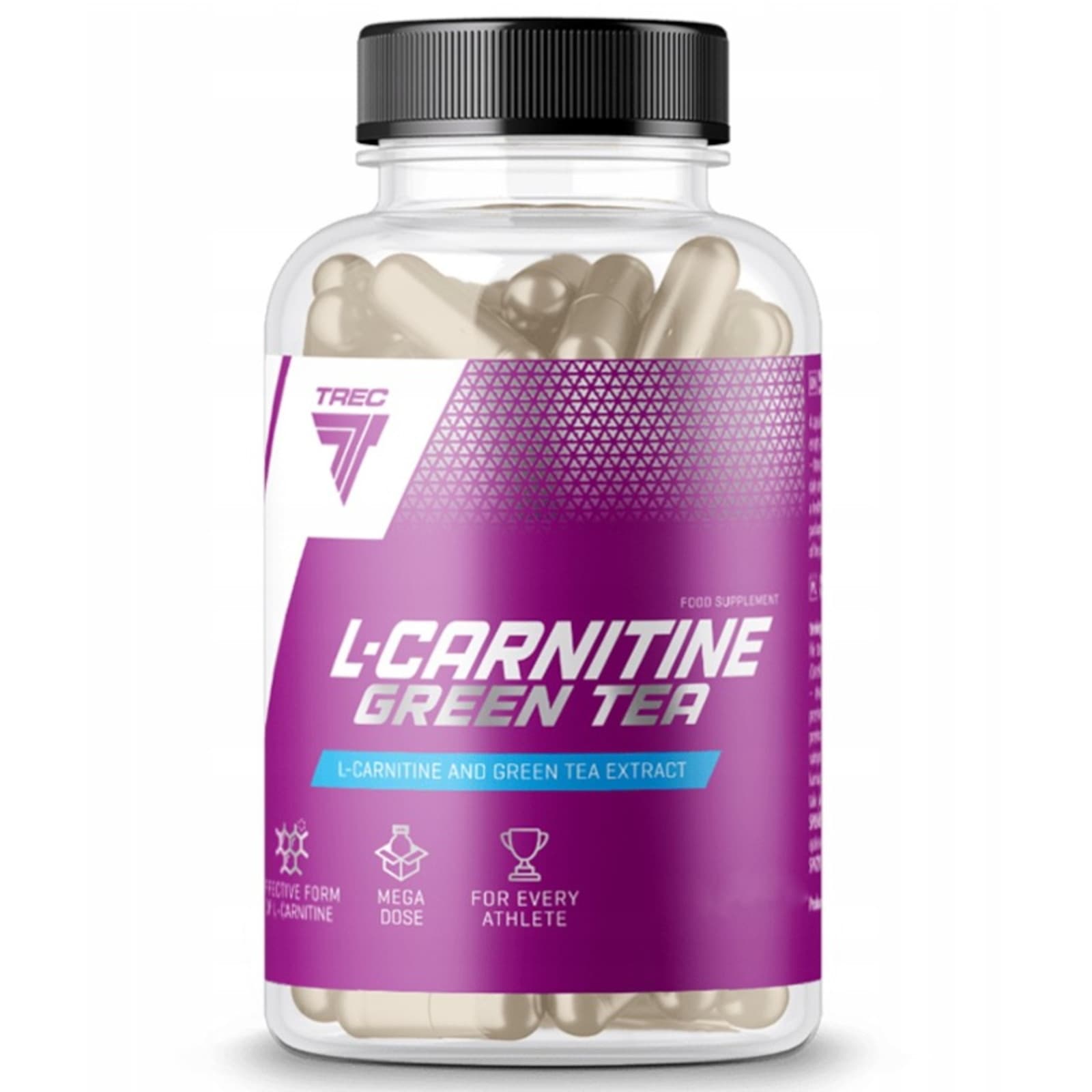 Odchudzanie L-karnityna + Zielona Herbata Trec Nutrition L-Carnitine + Green Tea 180kaps