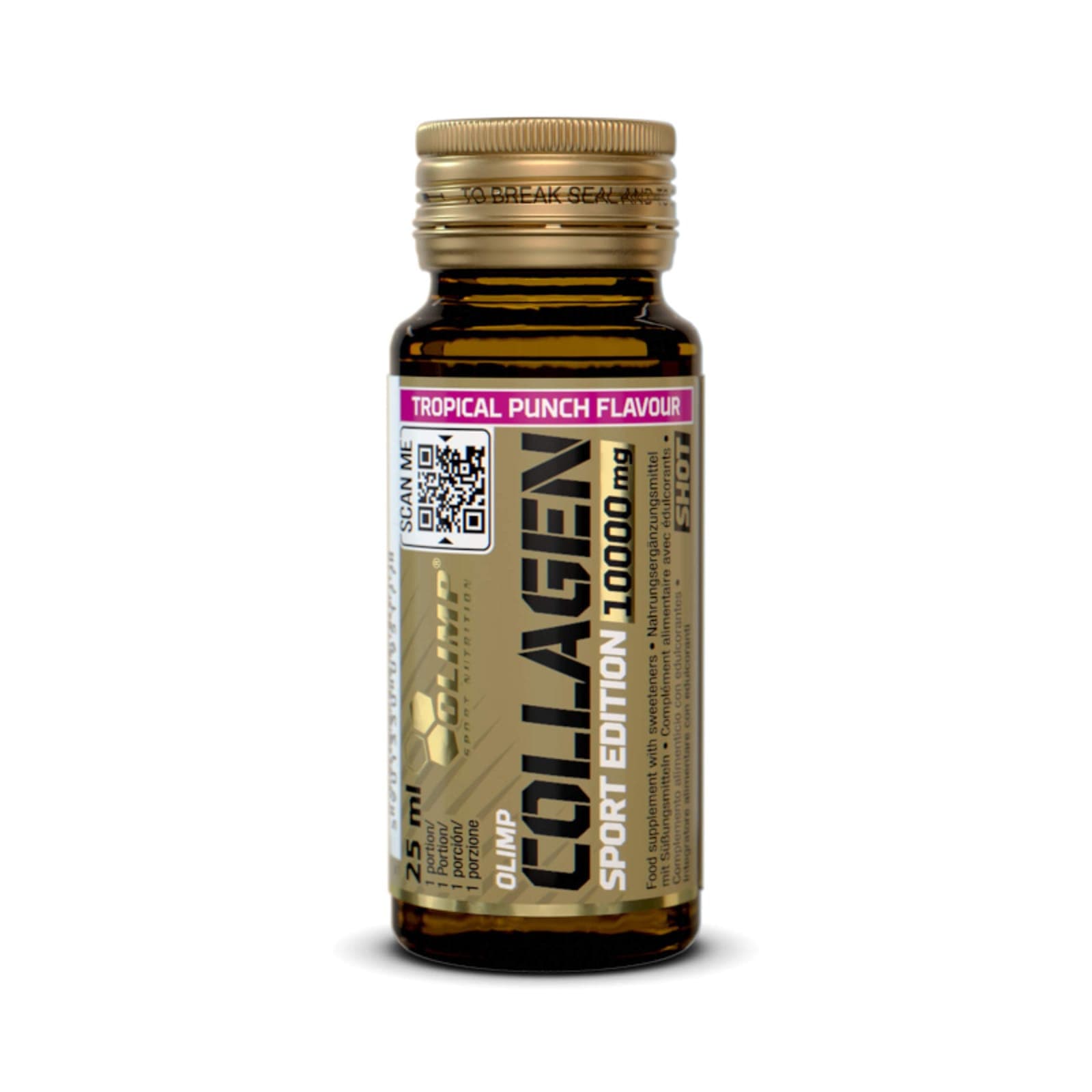 Shot Kolagenowy Olimp Collagen Sport Edition Tropical Punch 25ml
