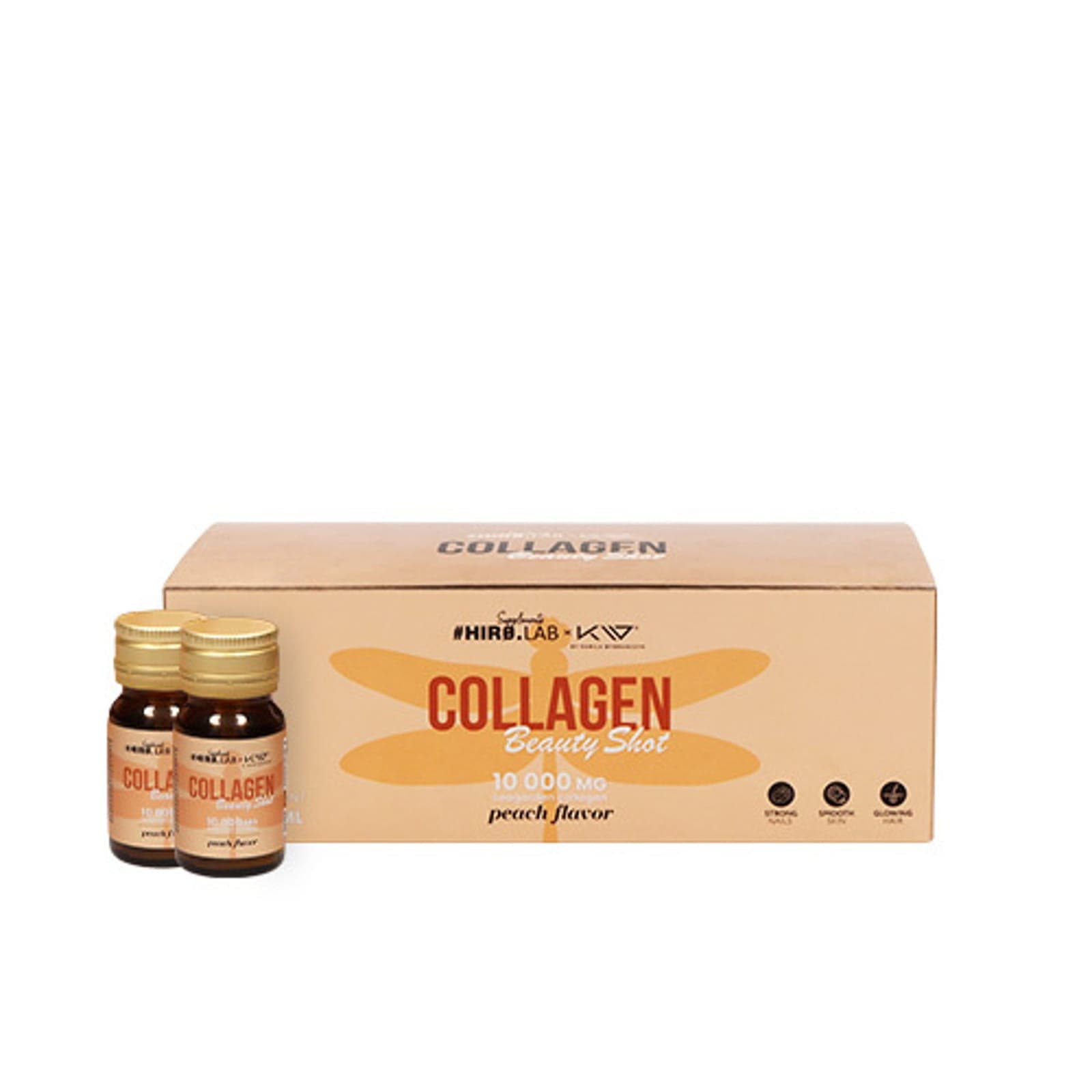 Zestaw Skóra i Włosy Hiro Lab Collagen Beauty Shot Peach 10x30ml