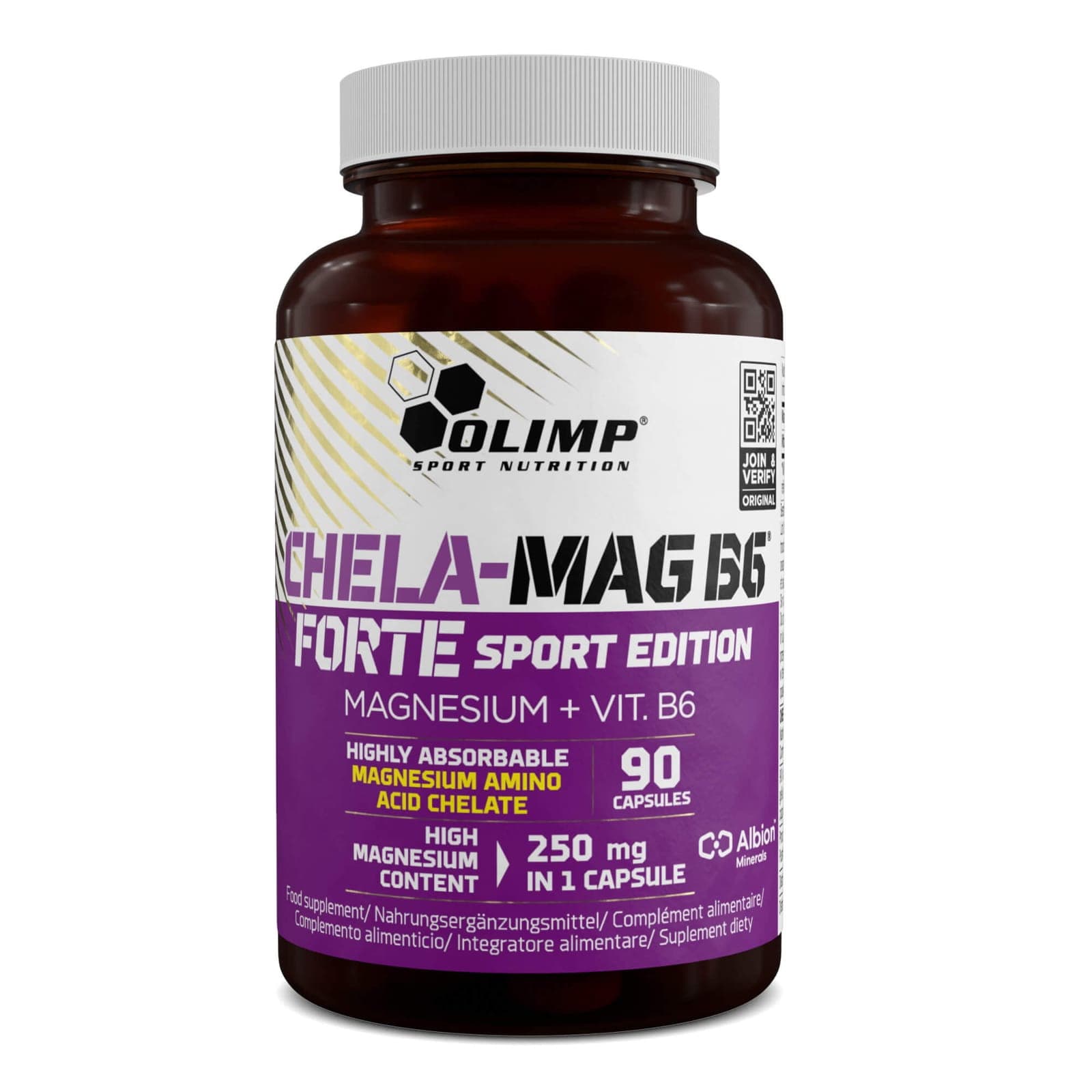 Minerały Magnez Olimp ChelaMag B6 Forte Sport Edition 90kaps