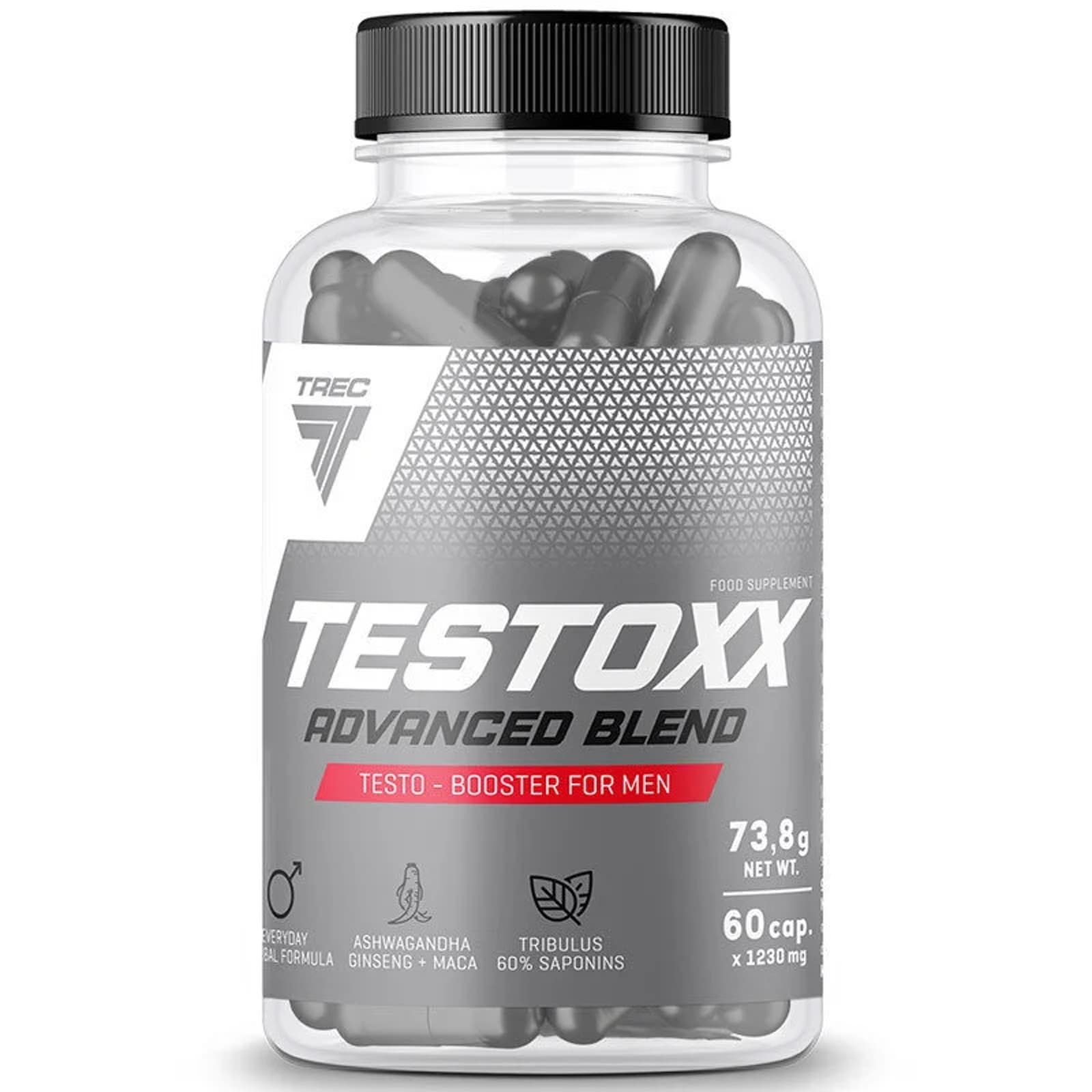 Booster Testosteronu Kompleks Trec Nutrition Testoxx 60kaps