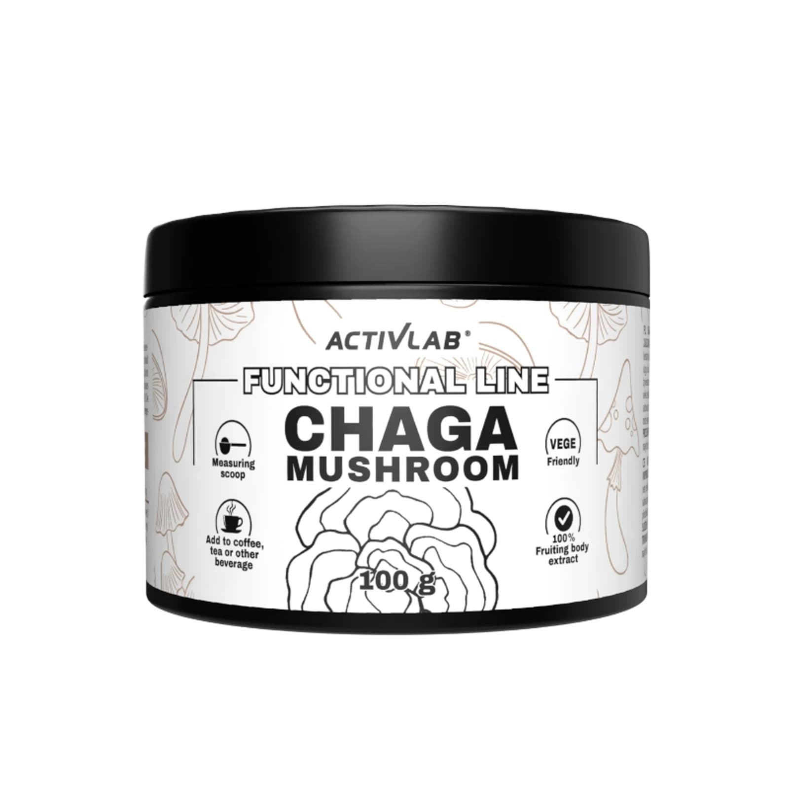 Adaptogeny Activlab Chaga Mushroom 100g