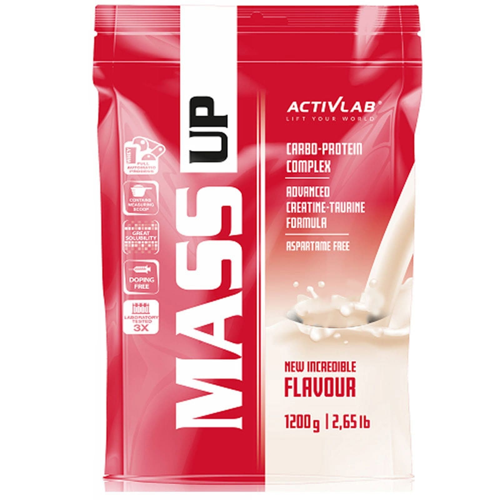 Odżywka Węglowodanowo-Białkowa Gainer Activlab Mass Up 1200g