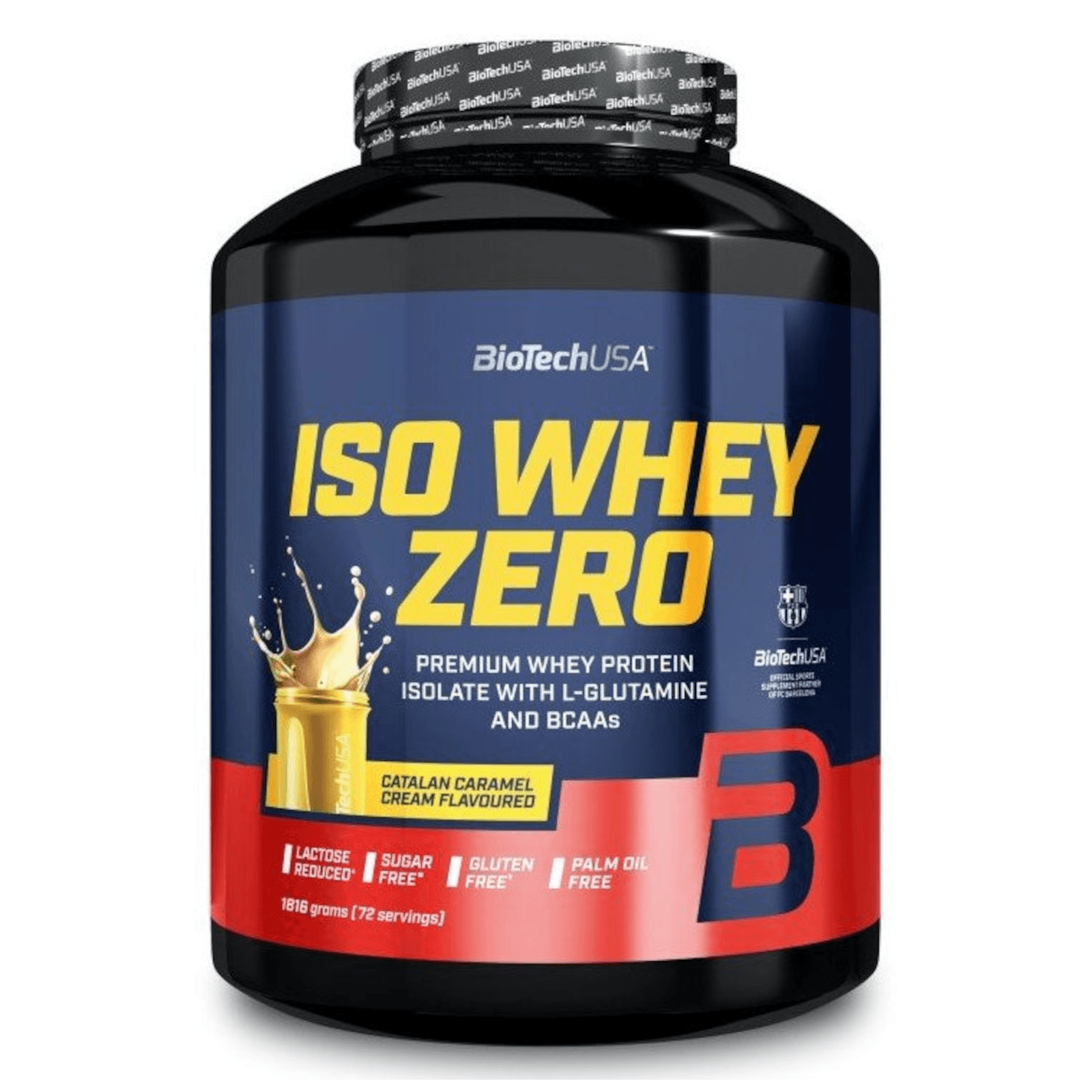 Izolat Białek Serwatkowych WPI BioTechUSA Iso Whey Zero Catalan Carmel Cream (Krem Kataloński) 1816g