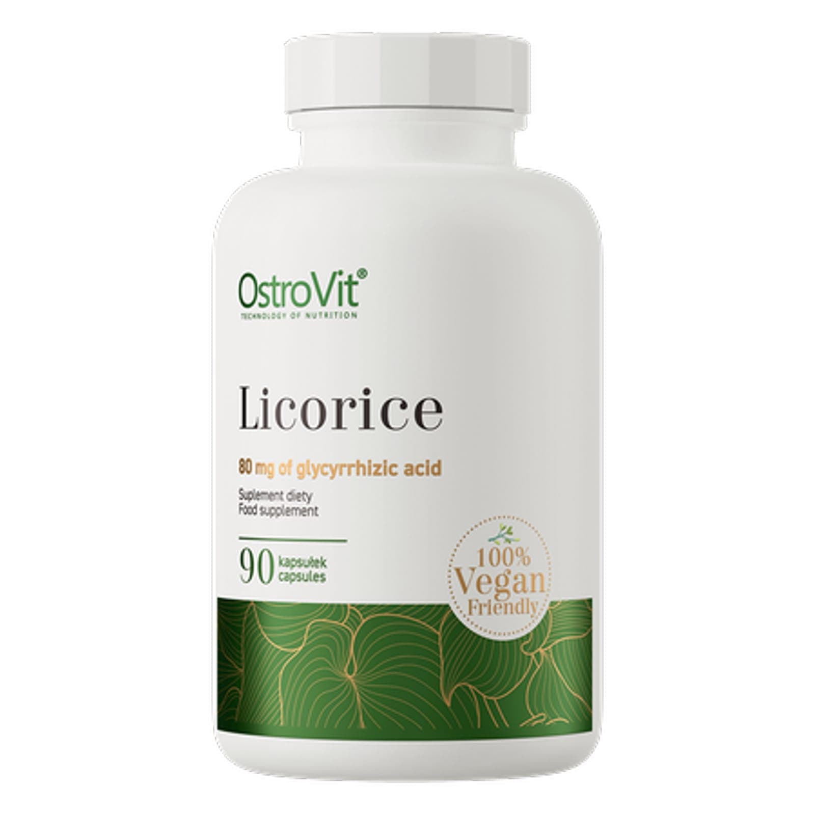 Wsparcie Odporności Lukrecja Ostrovit Licorice VEGE 90vkaps